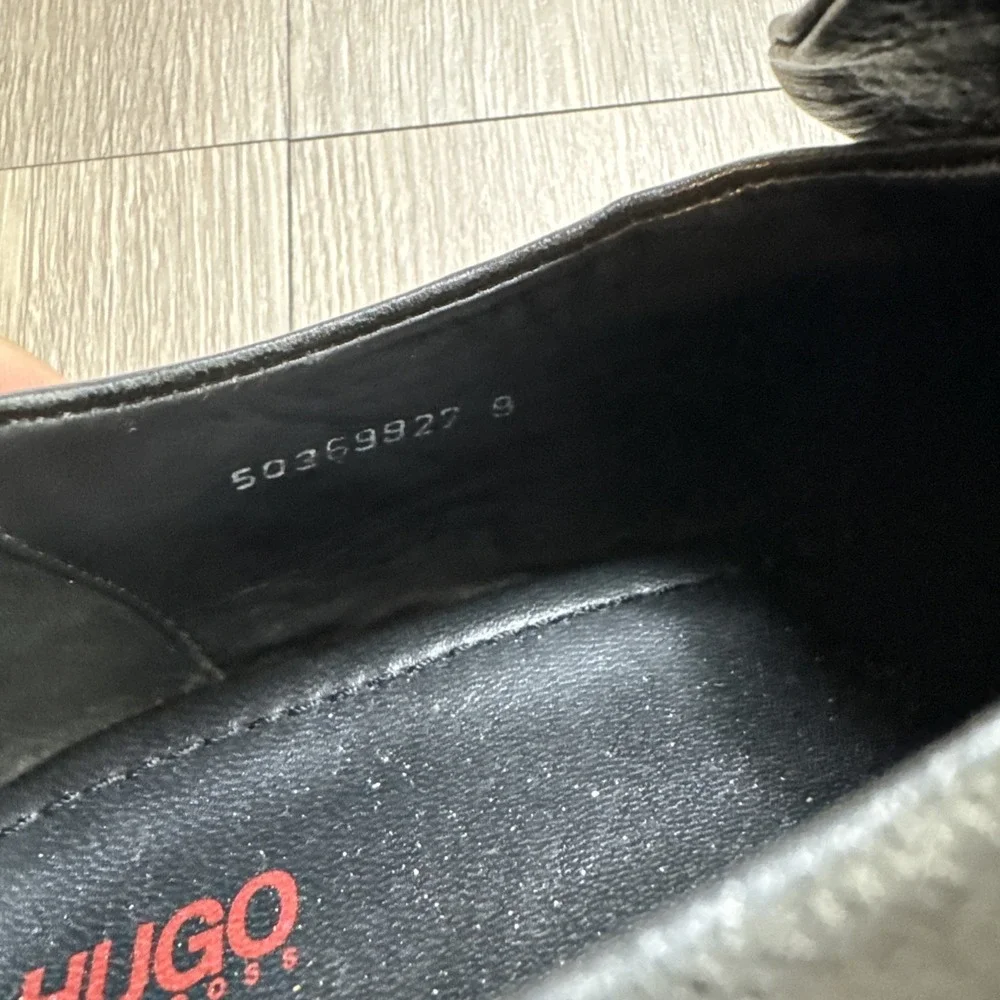 Hugo Boss Shoes Mens 9 Black Driving Loafers Slip On Dress Formal Office Wedding